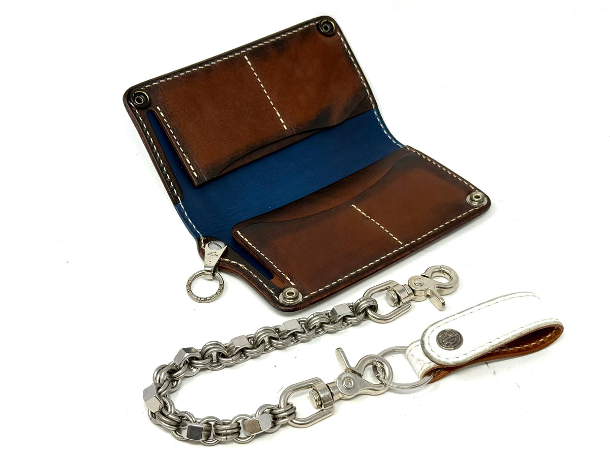 Anvil 5G Long Wallet - Himalayan Croc &amp; Chain &amp; Loop - Anvil Customs