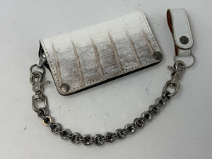 Anvil 5G Long Wallet - Himalayan Croc & Chain & Loop - Anvil Customs
