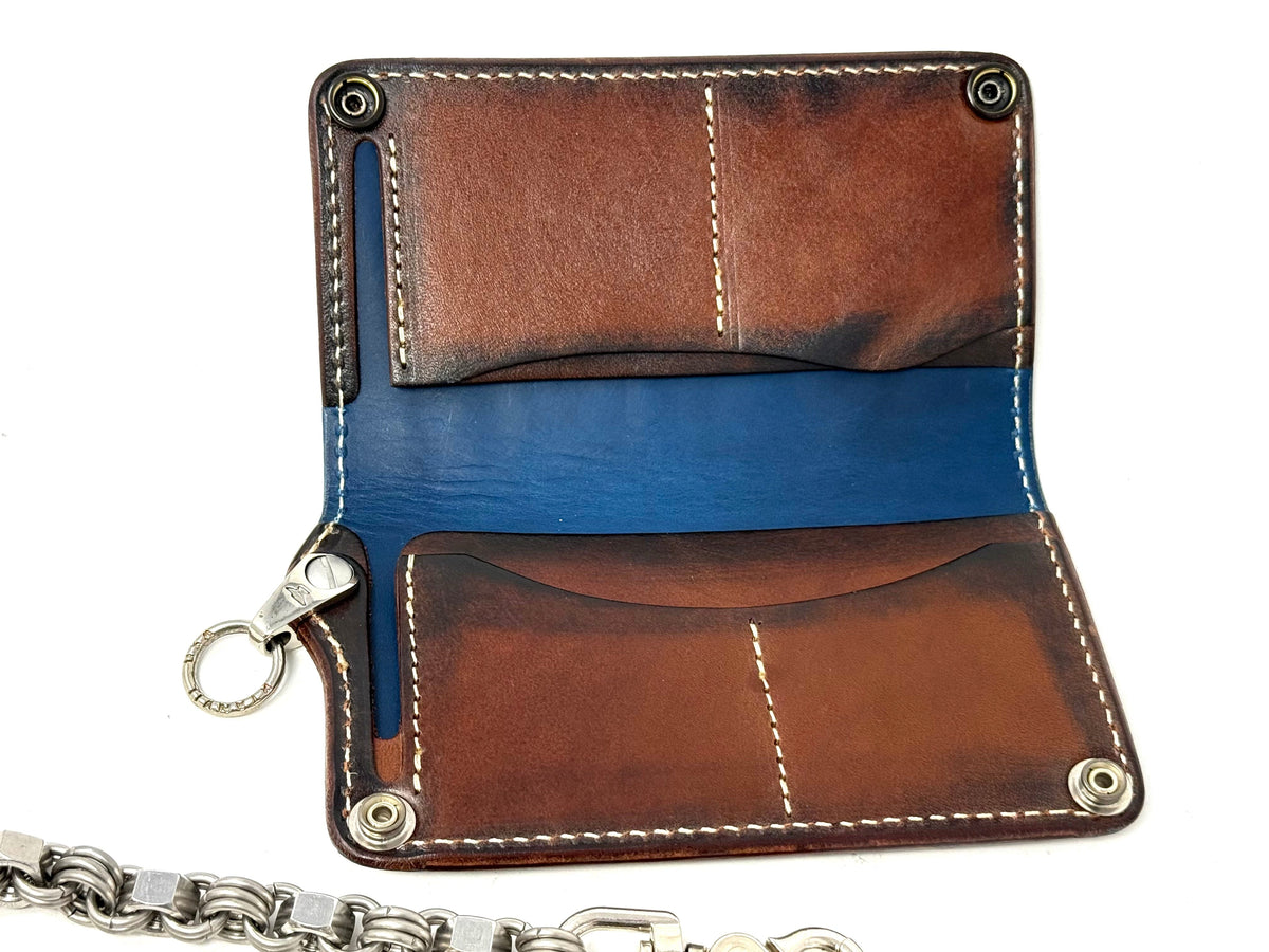 Anvil 5G Long Wallet - Himalayan Croc &amp; Chain &amp; Loop - Anvil Customs