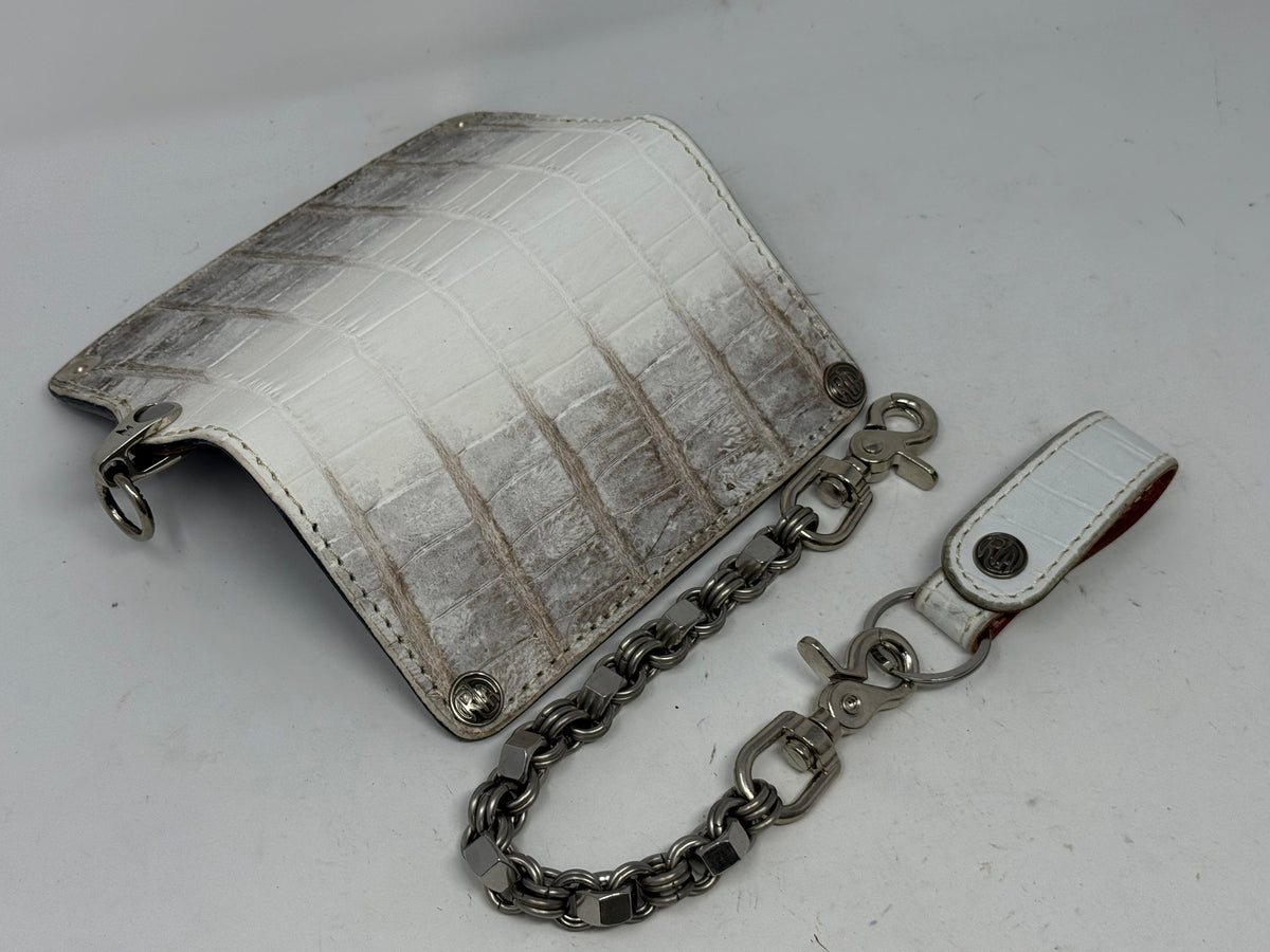 Anvil 5G Long Wallet - Himalayan Croc &amp; Chain &amp; Loop - Anvil Customs