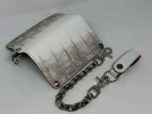 Anvil 5G Long Wallet - Himalayan Croc & Chain & Loop - Anvil Customs