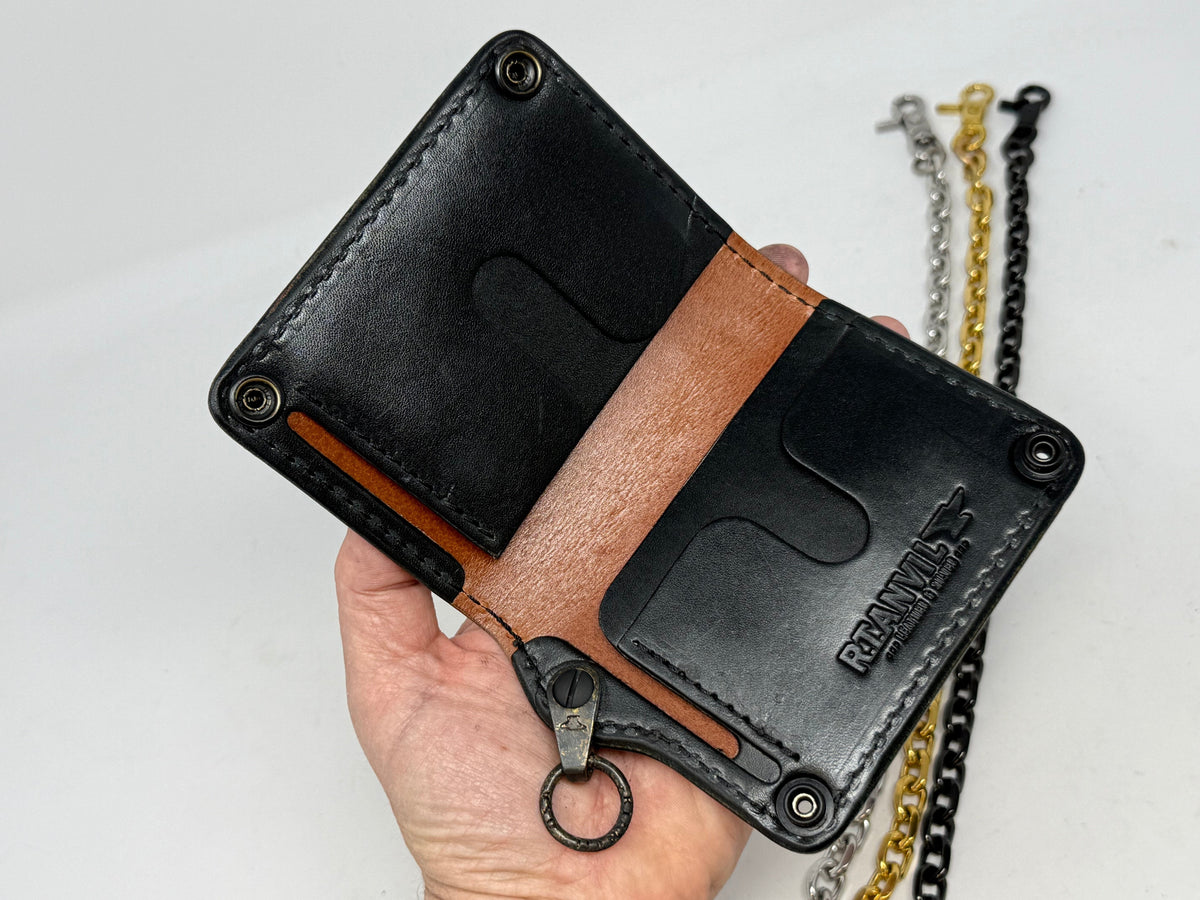 Anvil 5G MINI Long Chain Wallet - Black Elephant