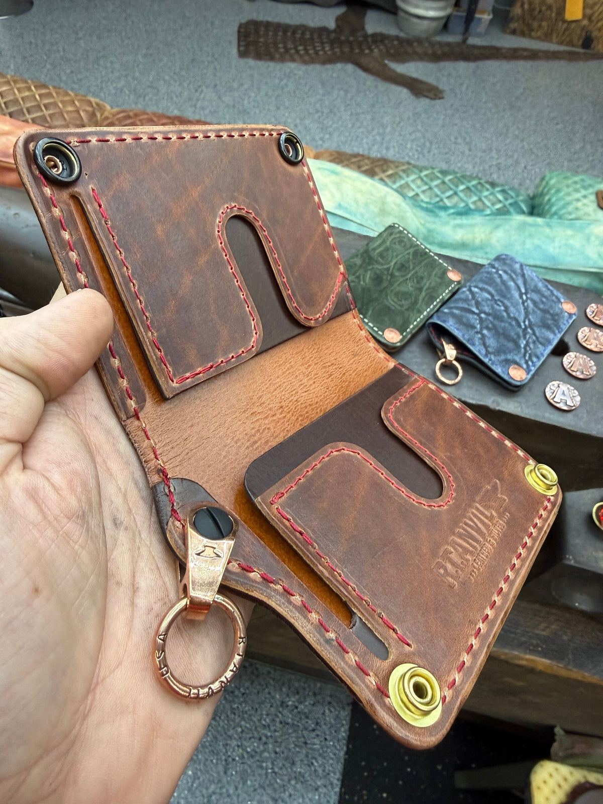 Anvil 5G MINI Long Chain Wallet - Black Elephant