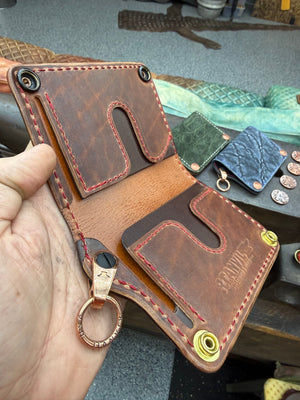 Anvil 5G MINI Long Chain Wallet - Black Elephant