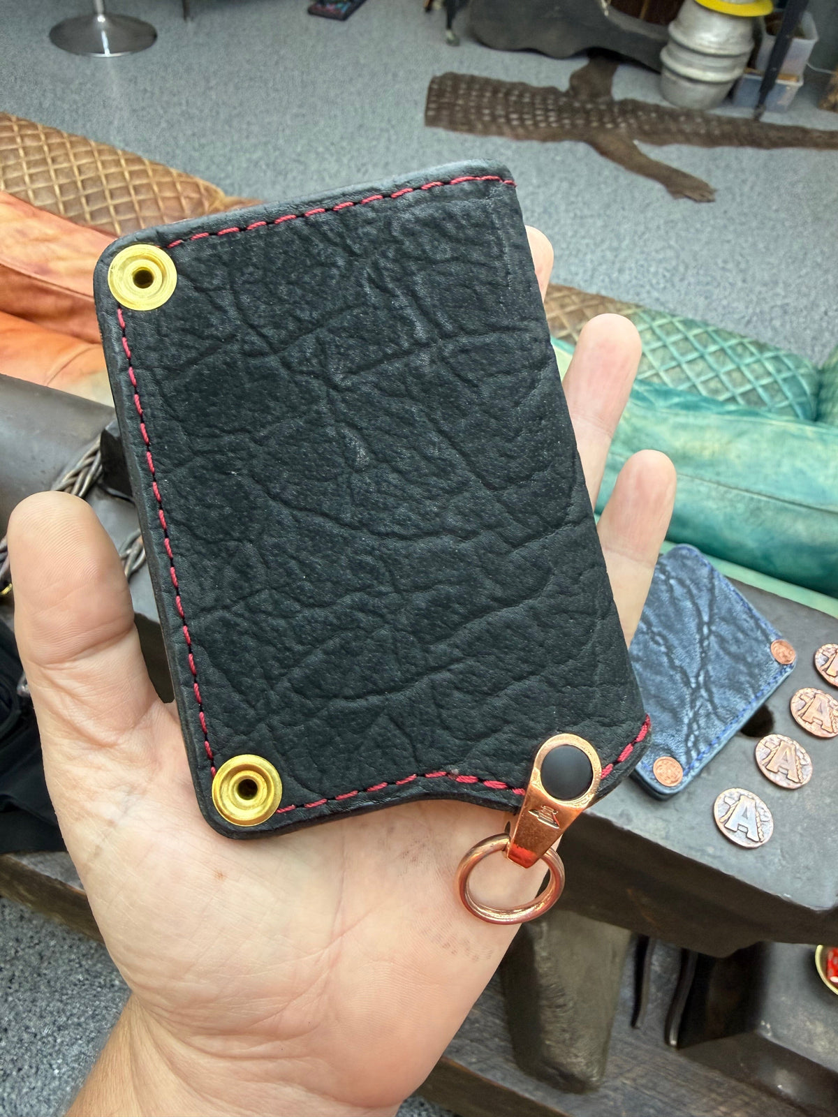 Anvil 5G MINI Long Chain Wallet - Black Elephant