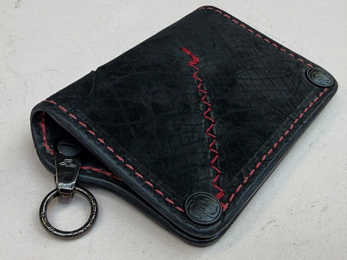 Anvil 5G Mini Long Chain Wallet - Black Hippo