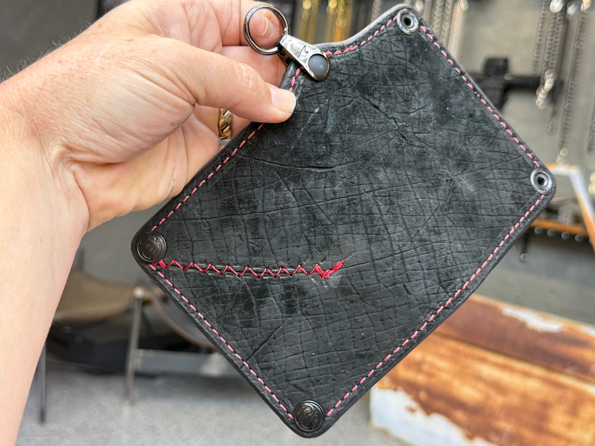 Anvil 5G Mini Long Chain Wallet - Black Hippo