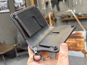 Anvil 5G Mini Long Chain Wallet - Black Hippo