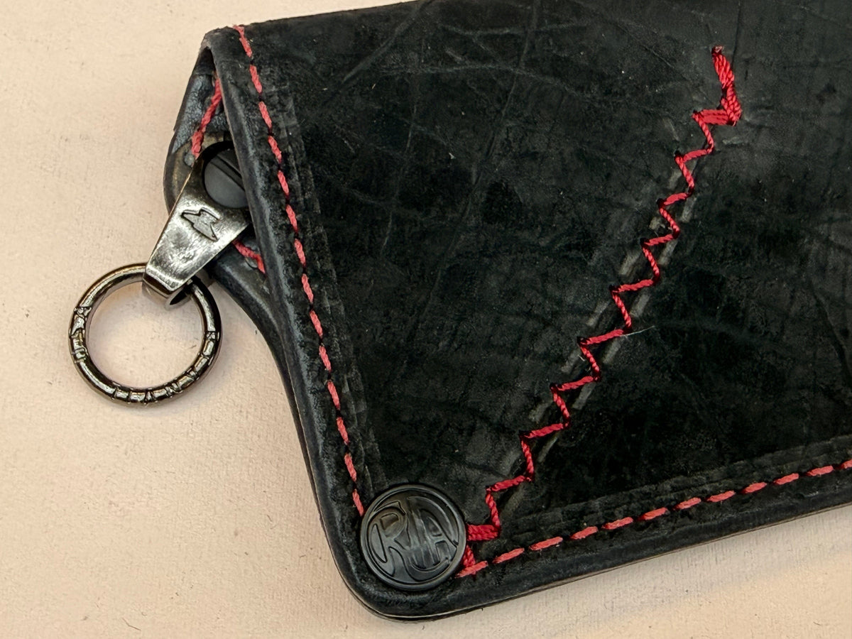 Anvil 5G Mini Long Chain Wallet - Black Hippo