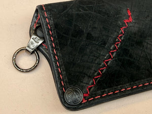 Anvil 5G Mini Long Chain Wallet - Black Hippo