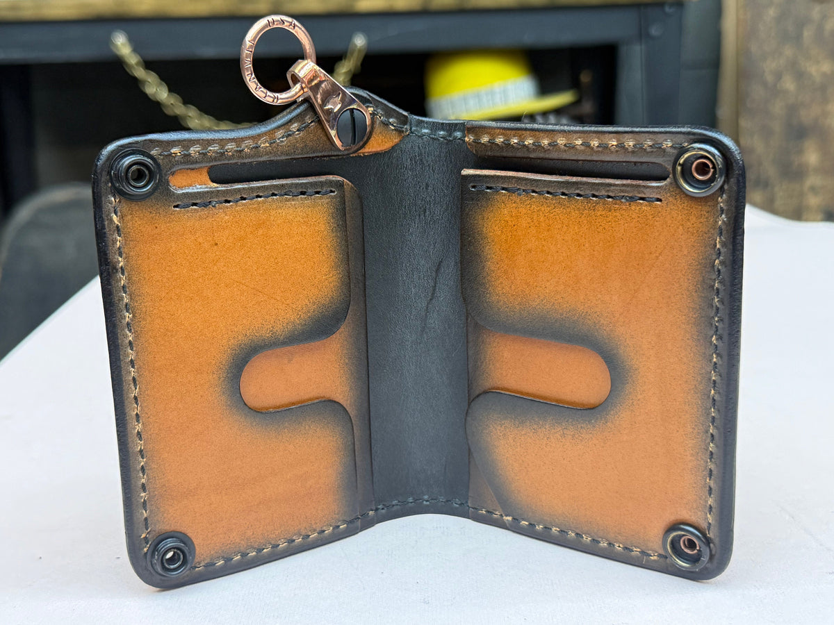 Anvil 5G Mini Long Chain Wallet - Chocolate Hippo