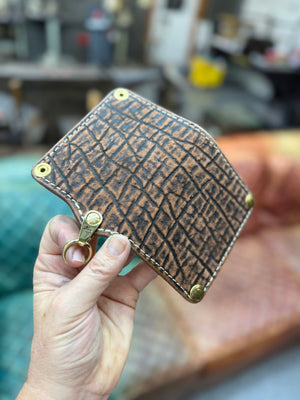 Anvil 5G MINI Long Chain Wallet - Cognac Elephant