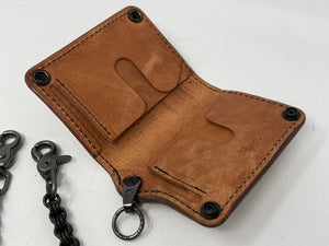 Anvil 5G Mini Long Chain Wallet - Hermann Oak Harness - Anvil Customs