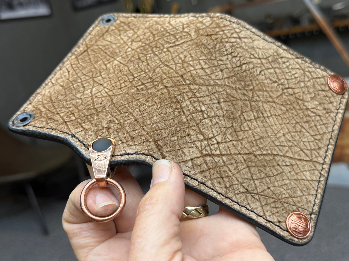 Anvil 5G Mini Long Chain Wallet - Tan Hippo
