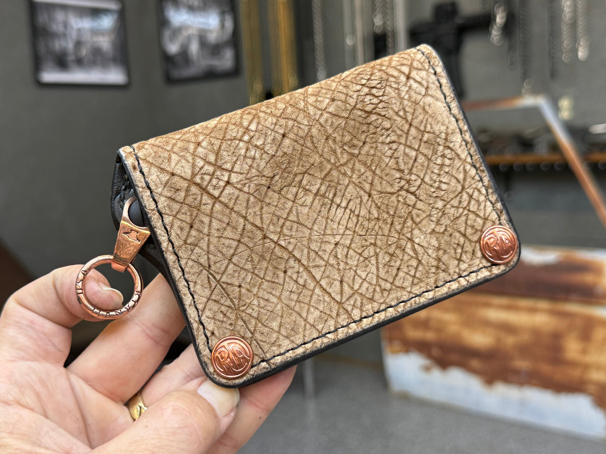 Anvil 5G Mini Long Chain Wallet - Tan Hippo