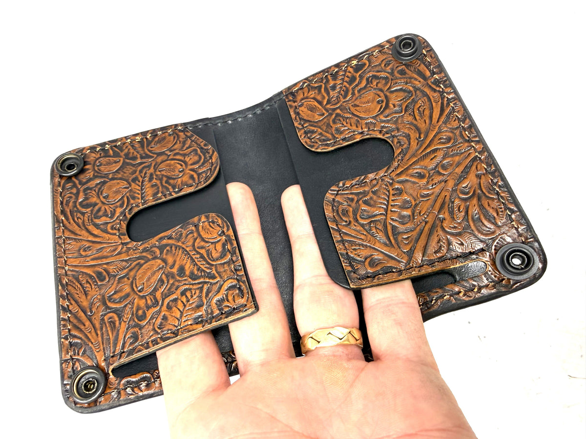 Anvil 5G Mini Long Chain Wallet - Western Floral