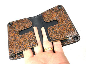 Anvil 5G Mini Long Chain Wallet - Western Floral