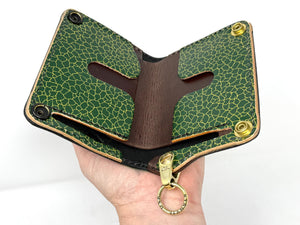 Anvil 5G Mini Long Wallet - Antiqued Green Elephant