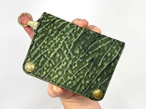 Anvil 5G Mini Long Wallet - Antiqued Green Elephant