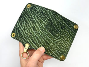 Anvil 5G Mini Long Wallet - Antiqued Green Elephant