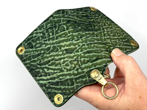 Anvil 5G Mini Long Wallet - Antiqued Green Elephant