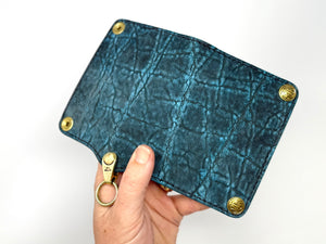 Anvil 5G MINI Long Wallet - Antiqued Turquoise Elephant