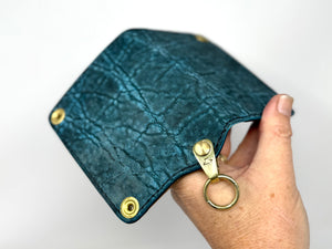 Anvil 5G MINI Long Wallet - Antiqued Turquoise Elephant
