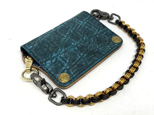 Anvil 5G MINI Long Wallet - Antiqued Turquoise Elephant