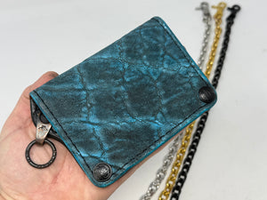Anvil 5G MINI Long Wallet - Antiqued Turquoise Elephant