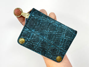 Anvil 5G MINI Long Wallet - Antiqued Turquoise Elephant