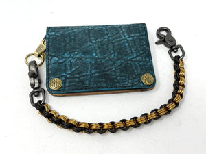 Anvil 5G MINI Long Wallet - Antiqued Turquoise Elephant
