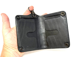 Anvil 5G Mini Long Wallet -  Black/Gold Alligator