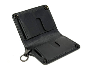 Anvil 5G Mini Long Wallet - Black/Gold Alligator Cloaca