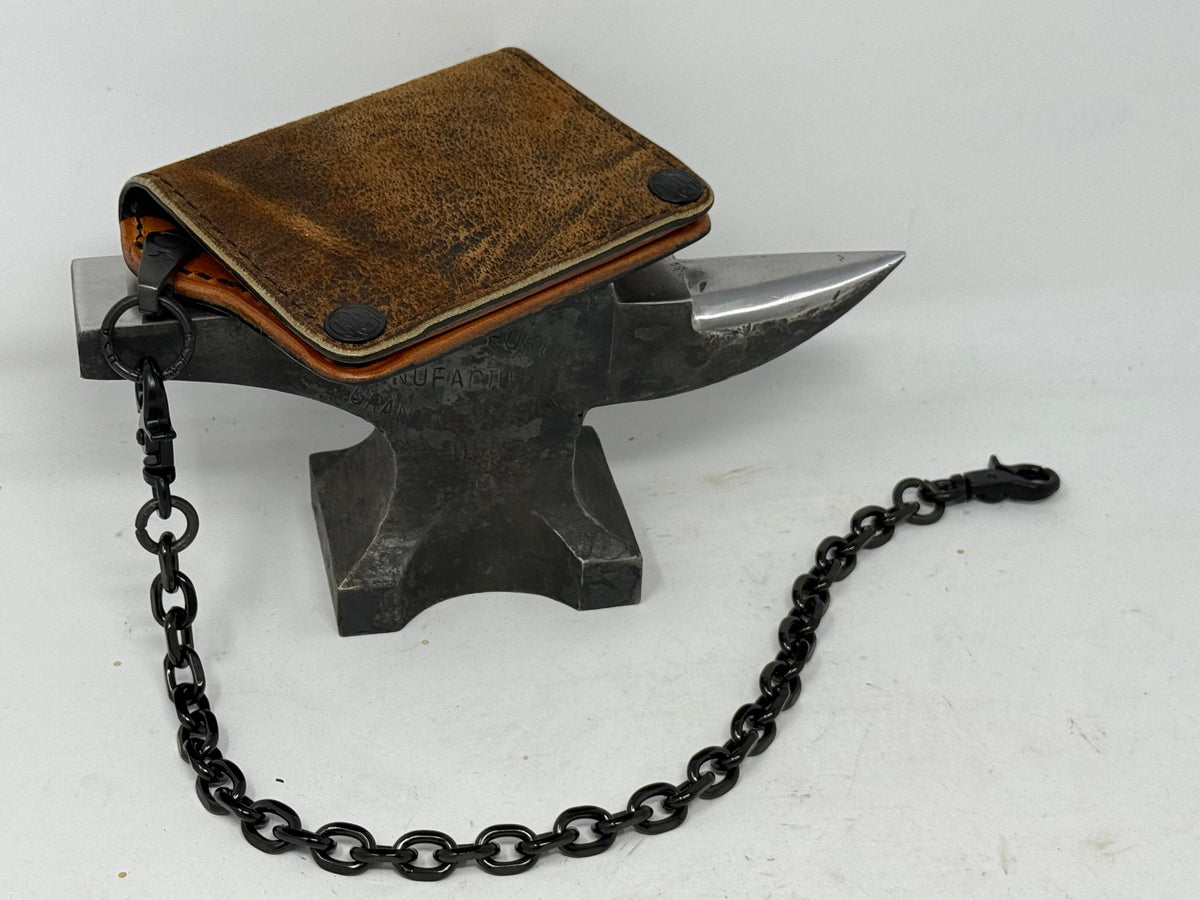 Anvil 5G Mini Long Wallet -  “Fallout” Lambskin