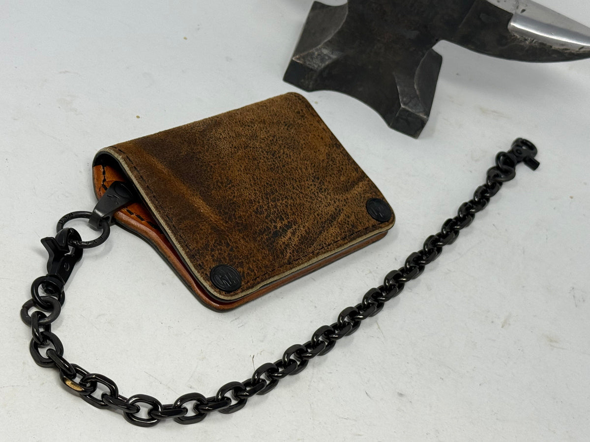Anvil 5G Mini Long Wallet -  “Fallout” Lambskin