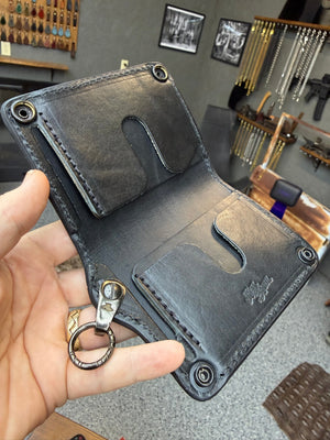 Anvil 5G Mini Long Wallet - GunMetal Black Stingray