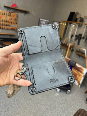 Anvil 5G Mini Long Wallet - GunMetal Black Stingray