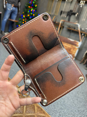 Anvil 5G Mini Long Wallet -  Himalayan Alligator - Anvil Customs