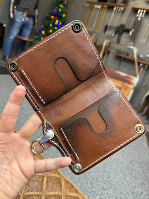 Anvil 5G Mini Long Wallet -  Himalayan Alligator - Anvil Customs