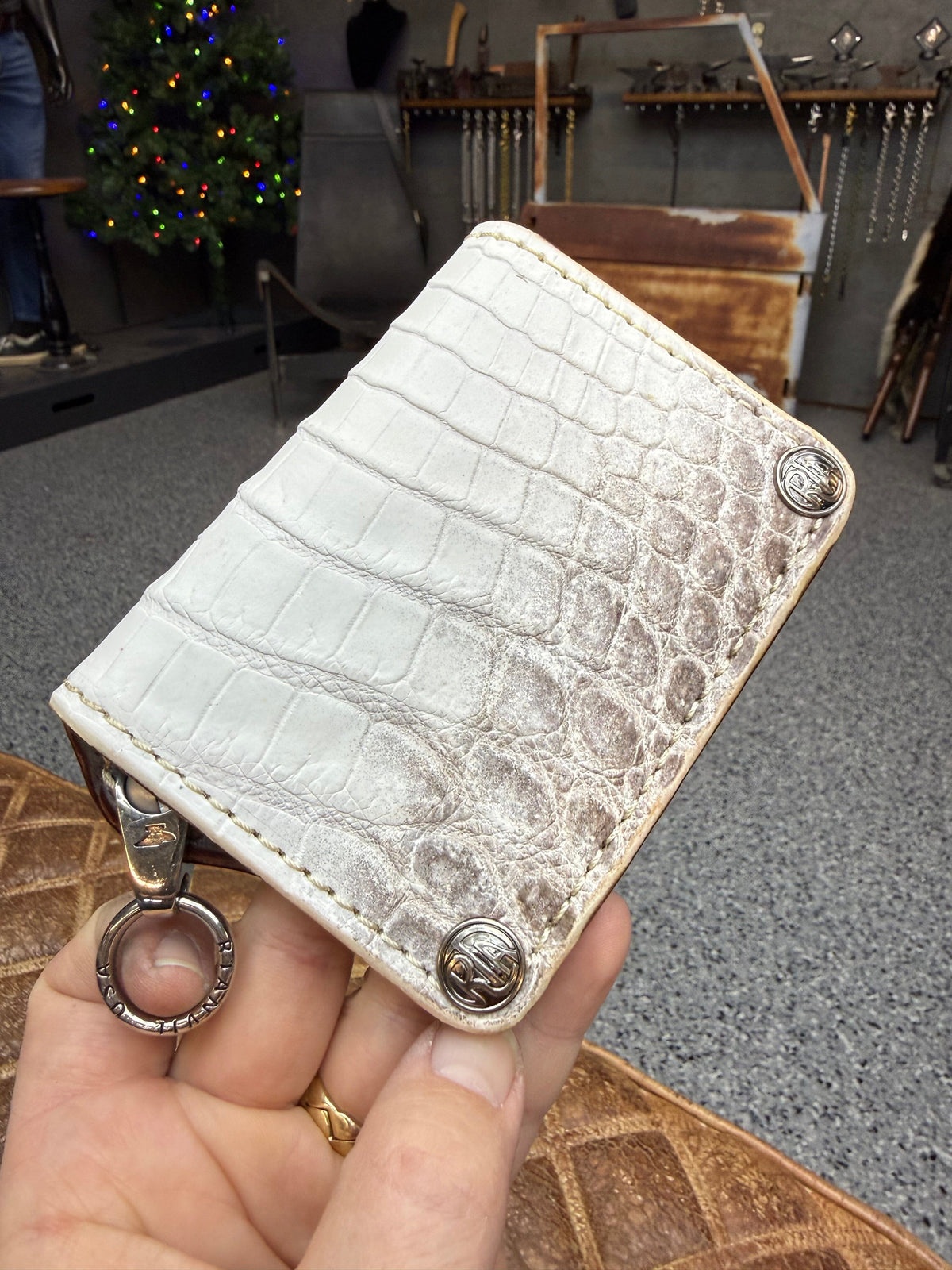 Anvil 5G Mini Long Wallet -  Himalayan Alligator - Anvil Customs