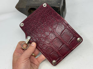 Anvil 5G Mini Long Wallet - Oxblood Giant Gator