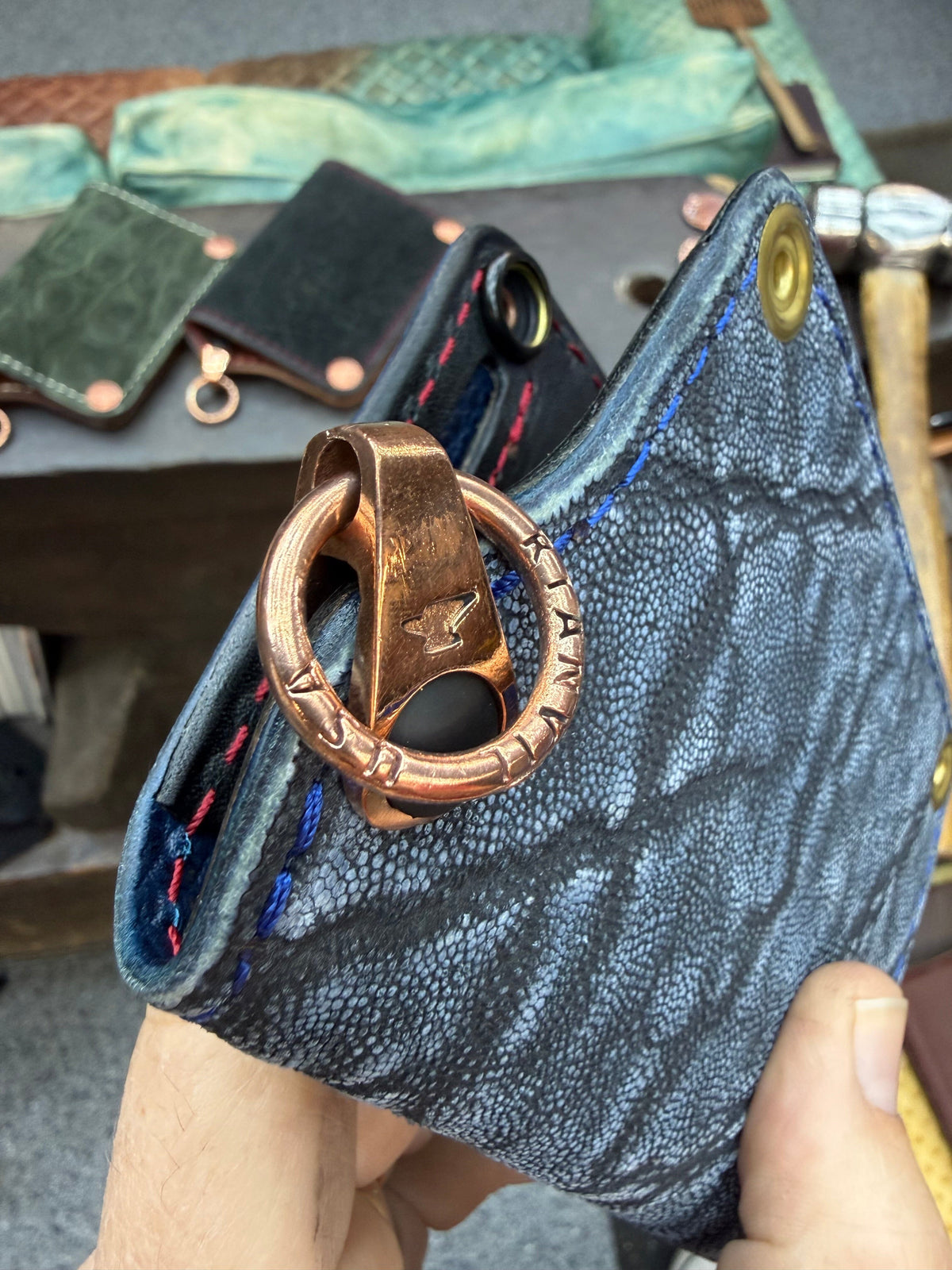 Anvil 5G MINI Long Wallet - Safari Blue Elephant