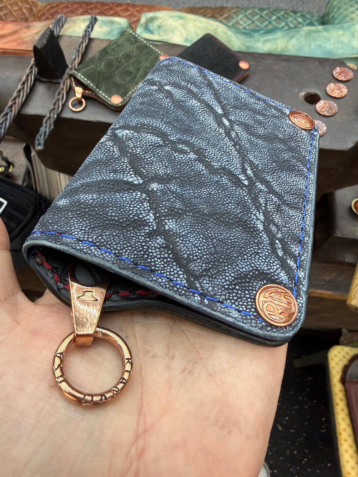 Anvil 5G MINI Long Wallet - Safari Blue Elephant
