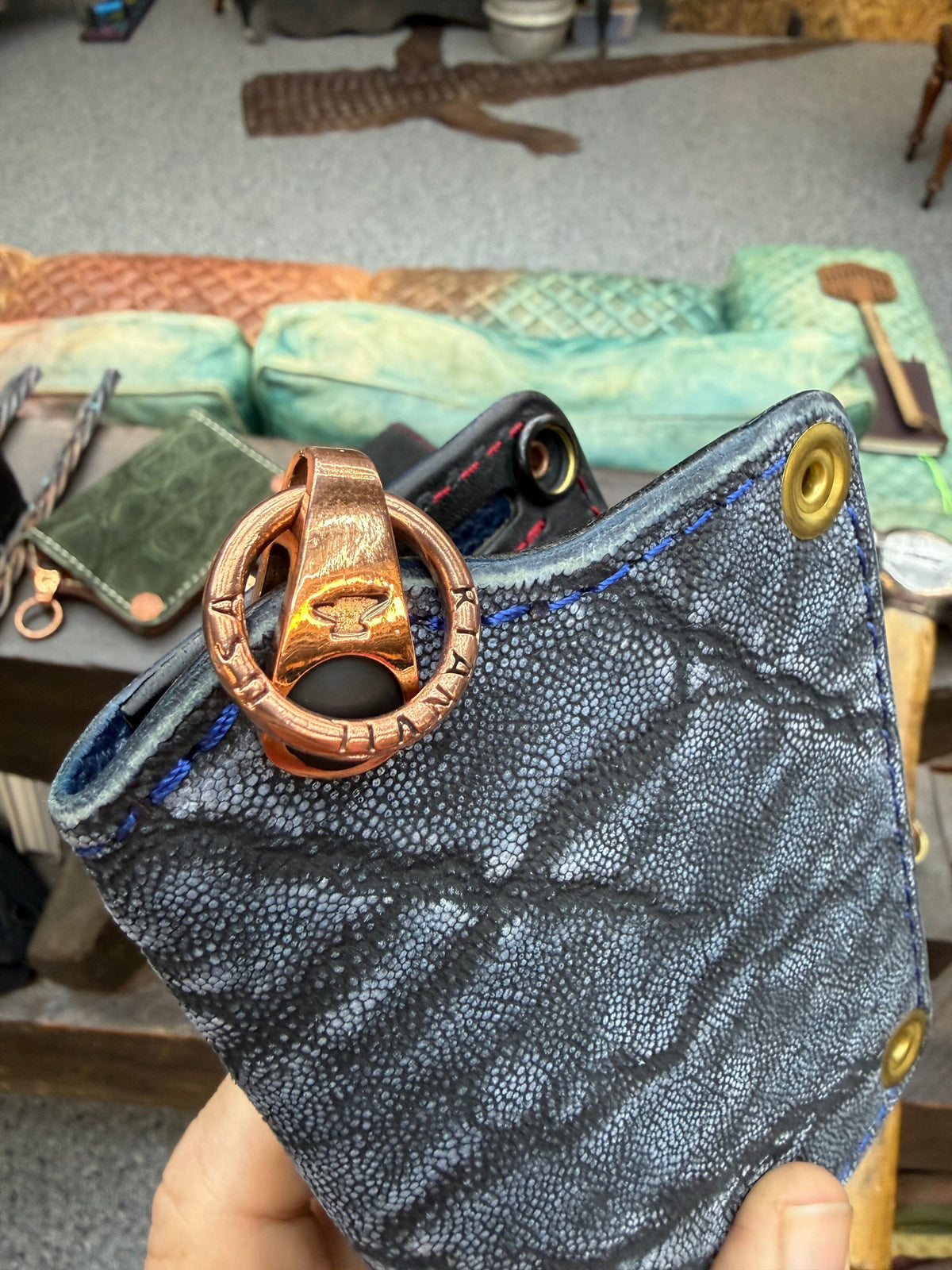 Anvil 5G MINI Long Wallet - Safari Blue Elephant