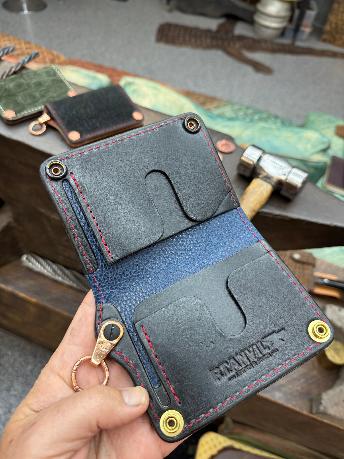 Anvil 5G MINI Long Wallet - Safari Blue Elephant