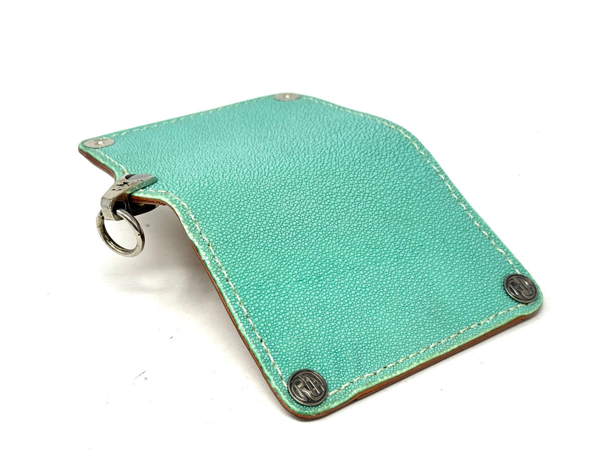 Anvil 5G Mini Long Wallet - Tiffany Blue Stingray
