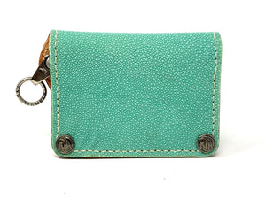 Anvil 5G Mini Long Wallet - Tiffany Blue Stingray