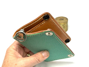 Anvil 5G Mini Long Wallet - Tiffany Blue Stingray