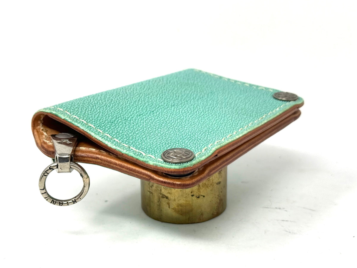 Anvil 5G Mini Long Wallet - Tiffany Blue Stingray