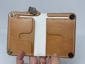 Anvil 5G Mini Long Wallet -  White/Red Alligator